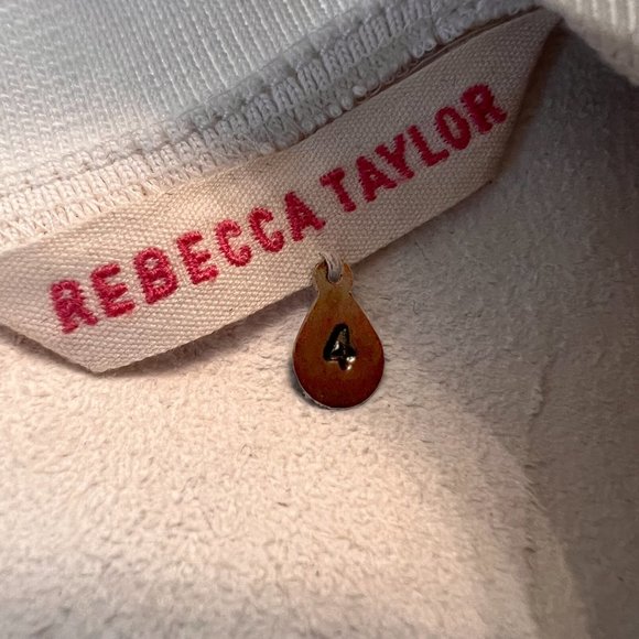 Rebecca Taylor Leather & Knit Top with Grommet Sleeves - Picture 11 of 11